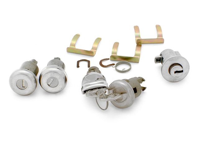 Product image (Lock Set 1963 Impala w/Long Cyl)