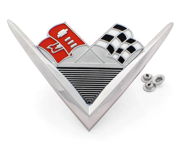 Product image (1967 Impala ''348'' V8 Trunk Emblem)