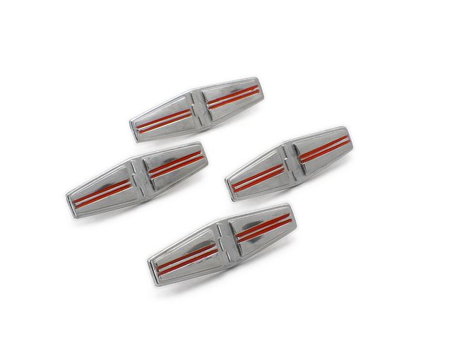 Product image (Emblems 1968 Camaro Deluxe/Custom Seat Black)