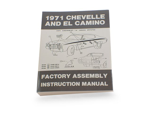 Product image (Manual 1971 Chevelle Factory Assembly)