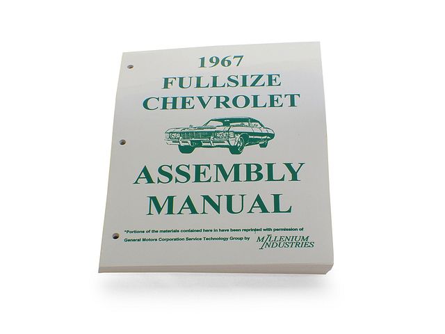 Product image (Manual 1967 Impala Factory Assembly)