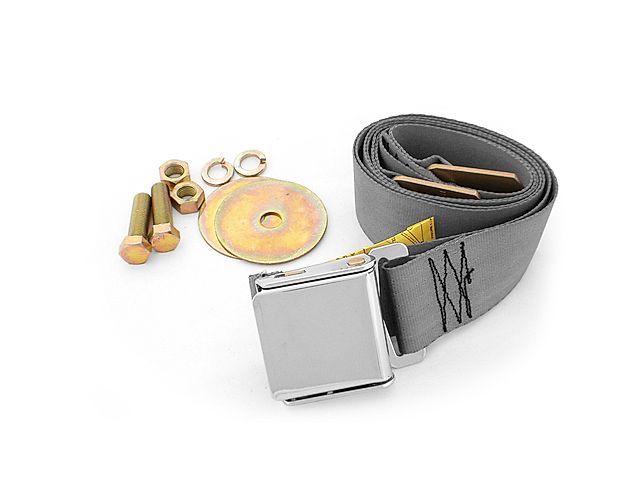 Product image (1958-72 Seat Belts With Chrome Buckle GRY)