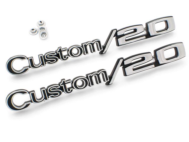 Product image (Emblem 1969-1970-1971-1972 'Custom 20' Front Fender)