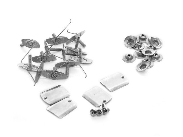 Product image (1956 210 & 150 Door Side Molding Clip Set)