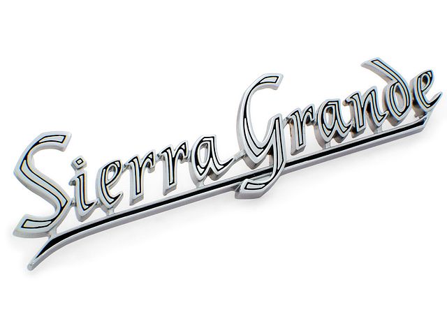 Product image (Emblem 1969-1970-1971-1972'Sierra Grande'Rr Quarter)