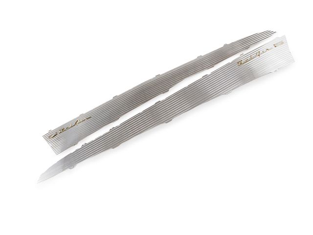 Product image (Inserts 1957 Bel Air 2dr Quarter Complete with emblems)