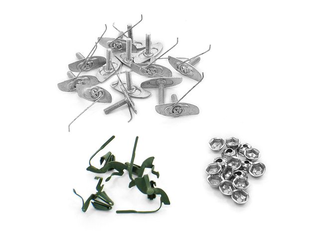 Product image (1956 210 & 150 Front Fender Side Molding Clip Set)