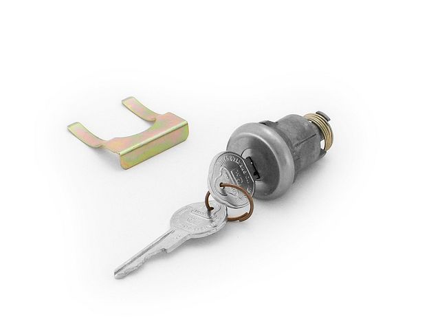 Product image (Lock 1967 Chevelle Trunk w/Key)