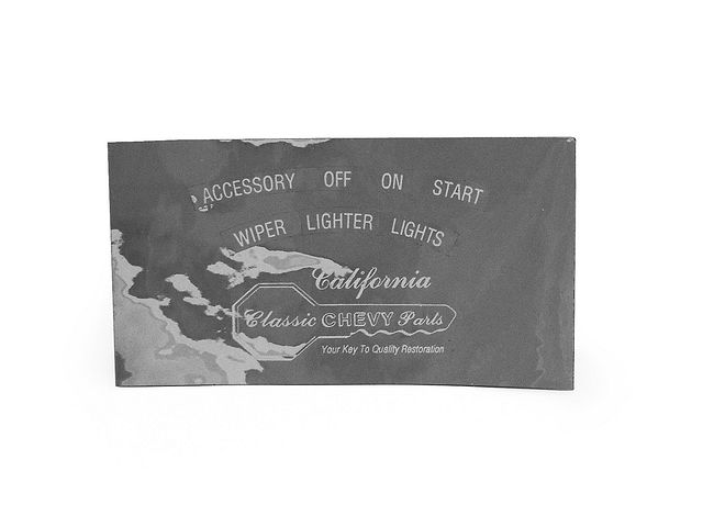 Product image (Stickers 67 Camaro Dash Bezel)