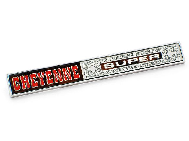 Product image (Emblem 1972'Cheyenne Super'Glov Box)