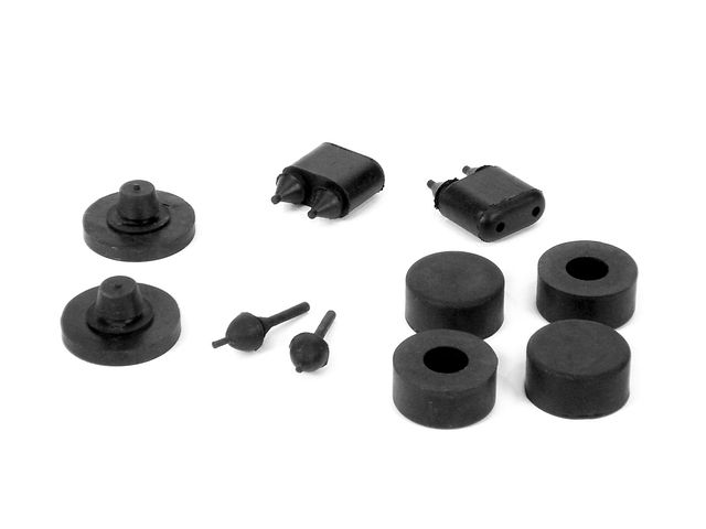 Product image (Rubber Stop Kit 1955-1956-1957 Ht/Cv/Nom)
