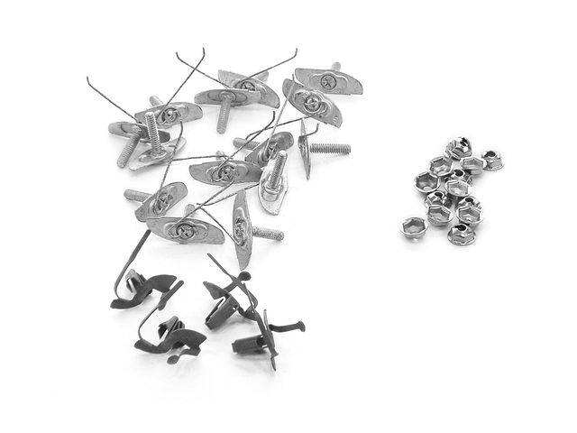 Product image (1957 Bel Air & 210 Front Fender Side Molding Clip Set)