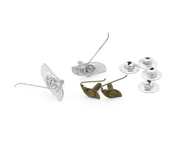 Product image (1957 Trunk "v" Molding Clip Set)